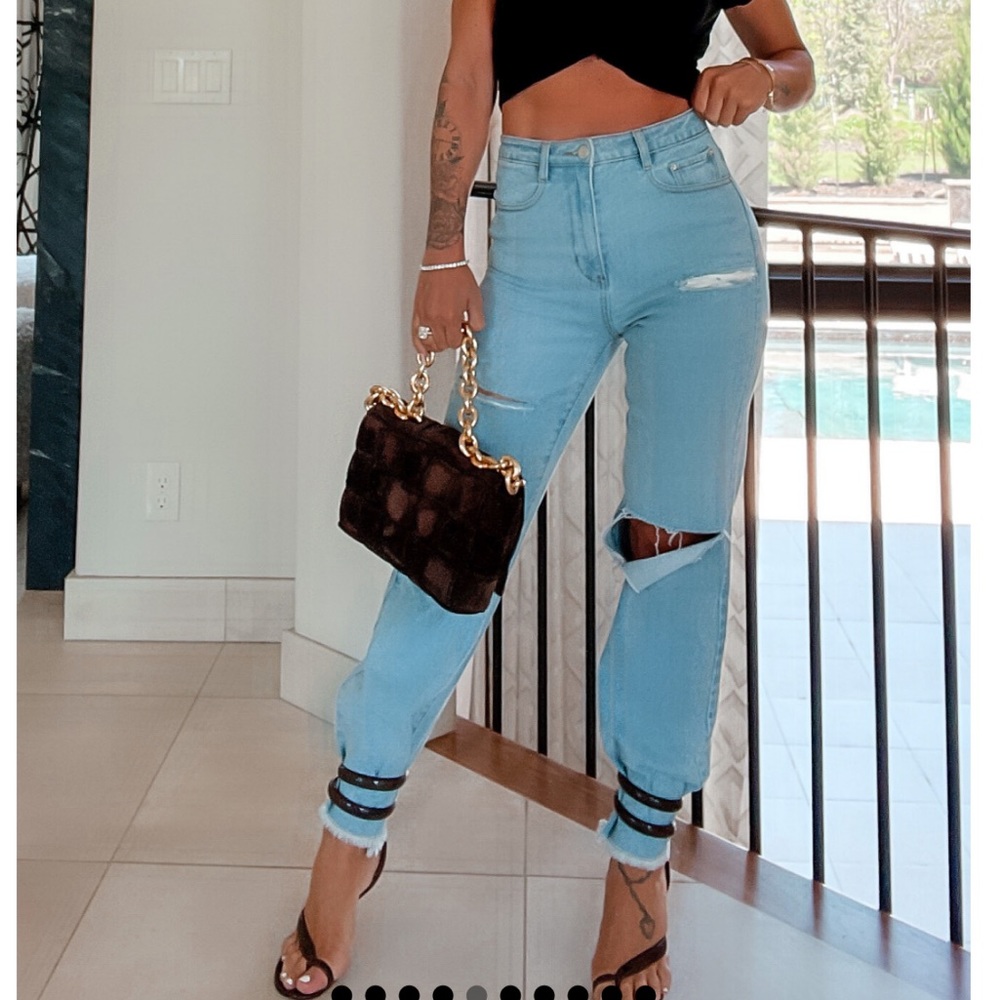 BYE mom jeans